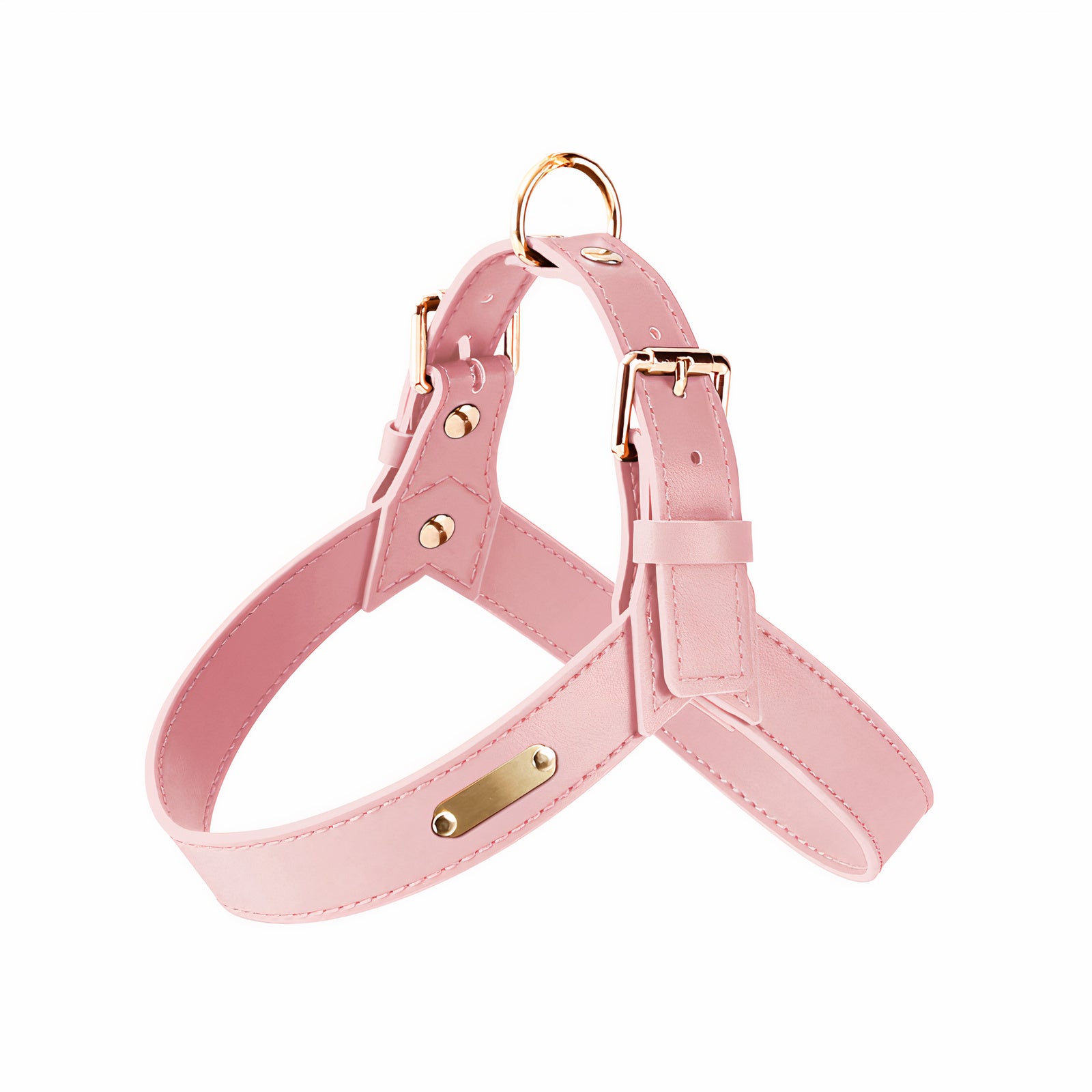 Premium Leather No-Pull Dog Harness