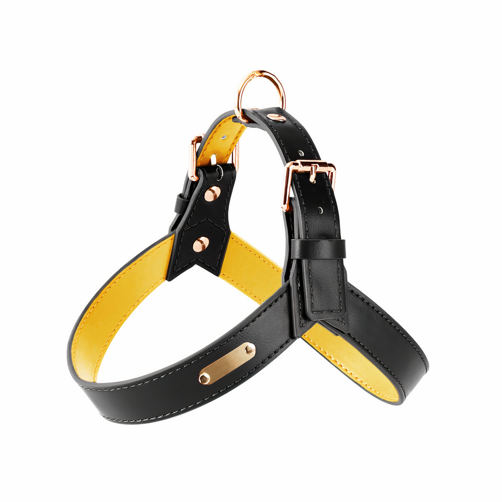Premium Leather No-Pull Dog Harness