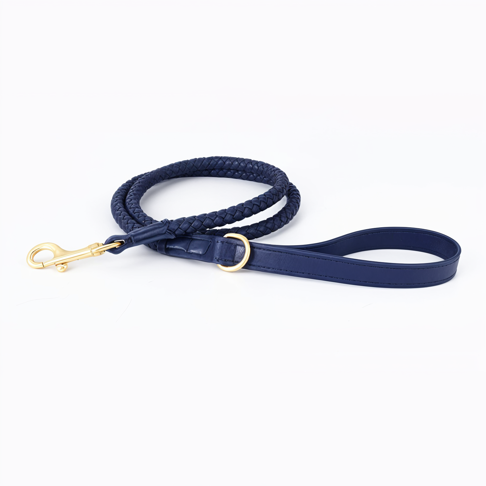 Premium Handwoven Leather Dog Leash