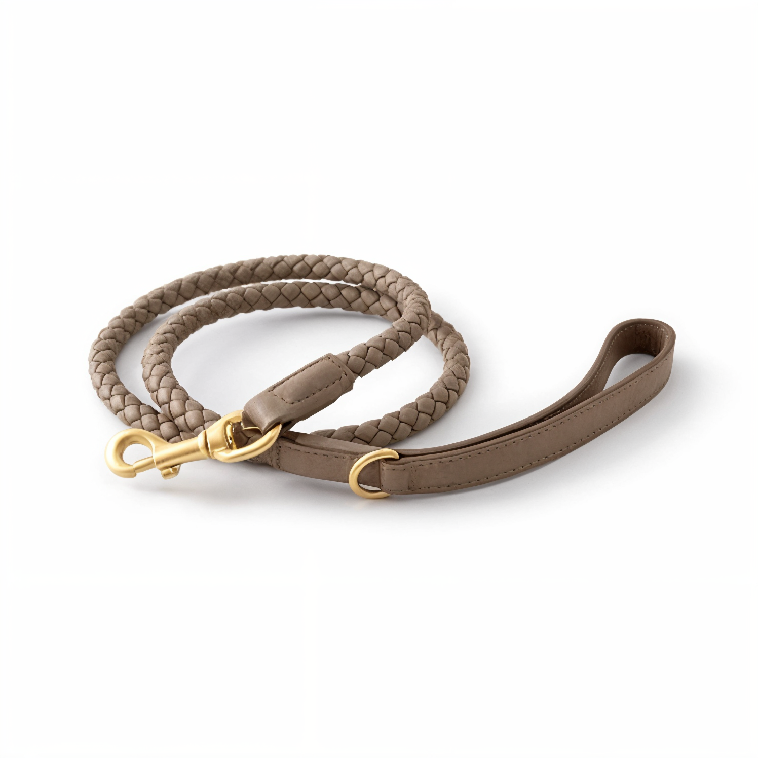 Premium Handwoven Leather Dog Leash