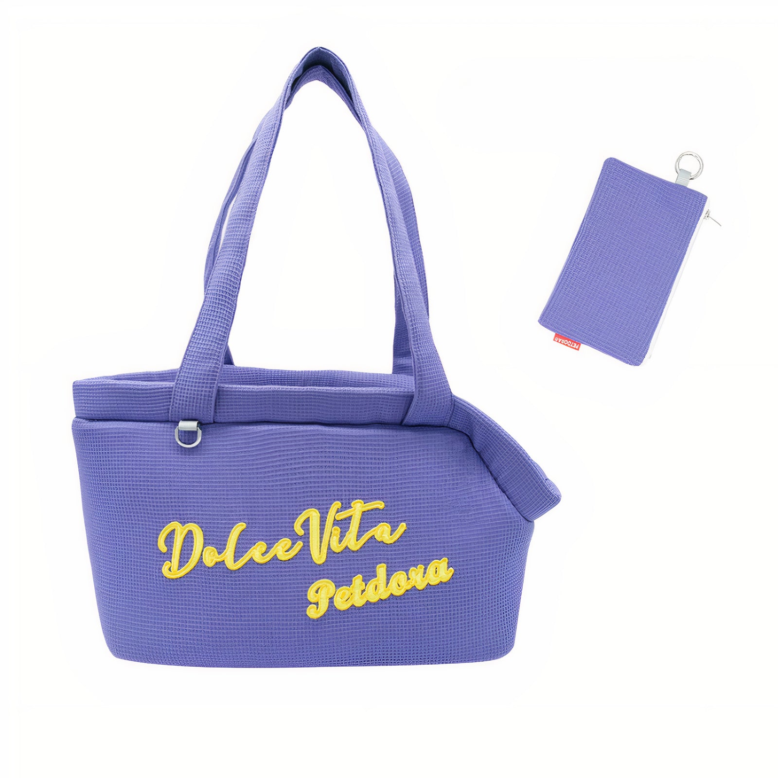 Pastel Waffle Design Pet Carrier