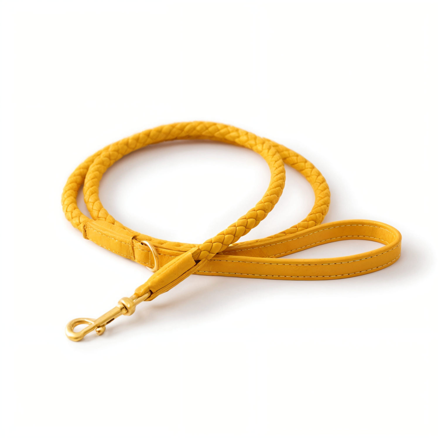 Premium Handwoven Leather Dog Leash